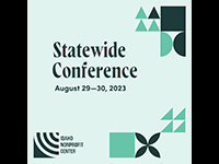 Background: Random Shapes - Caption: Statewide Conference August 29-30, 2023