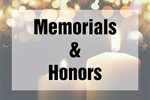 Memorials & Honors
